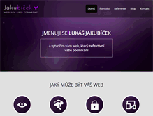 Tablet Screenshot of jakubicek.cz